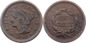 USA, 1 Cent 1843, Philadelphia