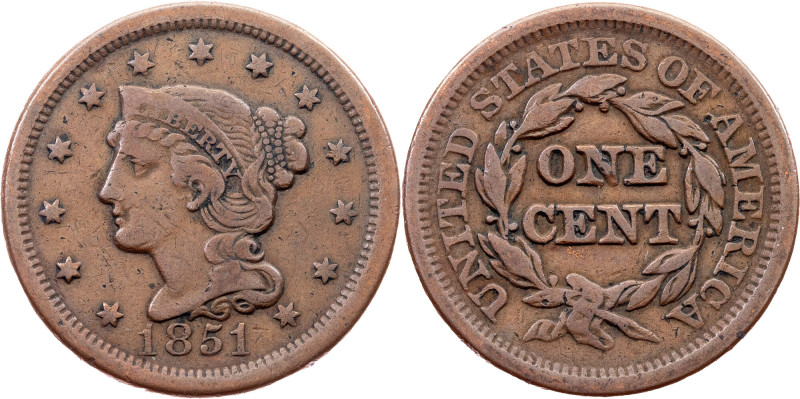 USA, 1 Cent 1851, Philadelphia Category : USA
Country/Region : USA
Ruler/Area ...