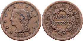 USA, 1 Cent 1851, Philadelphia