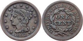 USA, 1 Cent 1852, Philadelphia