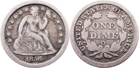 USA, 1 Dime 1856, New Orleans