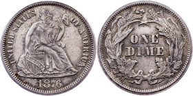 USA, 1 Dime 1876