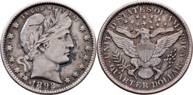 USA, 1/4 Dollar 1892, O, New Orleans