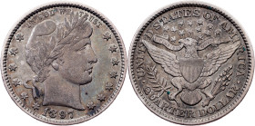 USA, 1/4 Dollar 1897, Philadelphia