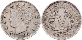 USA, 5 Cents 1903, Philadelphia