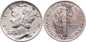 USA, 1 Dime 1919, Philadelphia