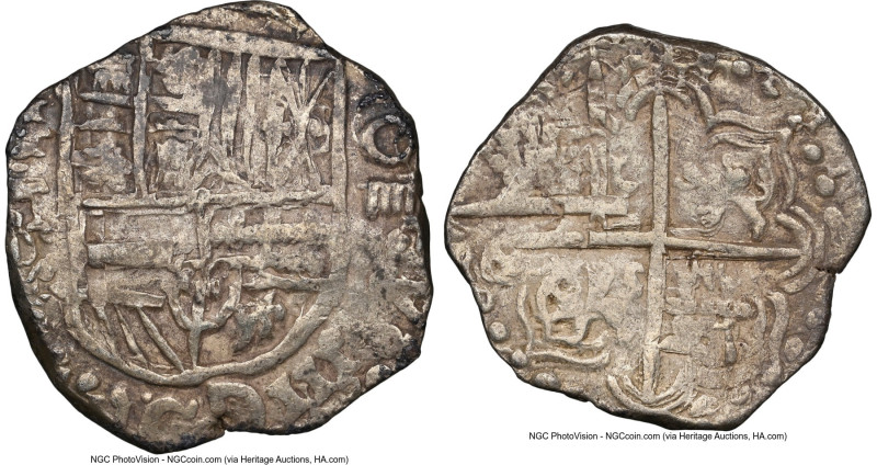 Philip III Cob 4 Reales ND (1618-1621) P-T AU50 NGC, Potosi mint, Cal-Type 149. ...