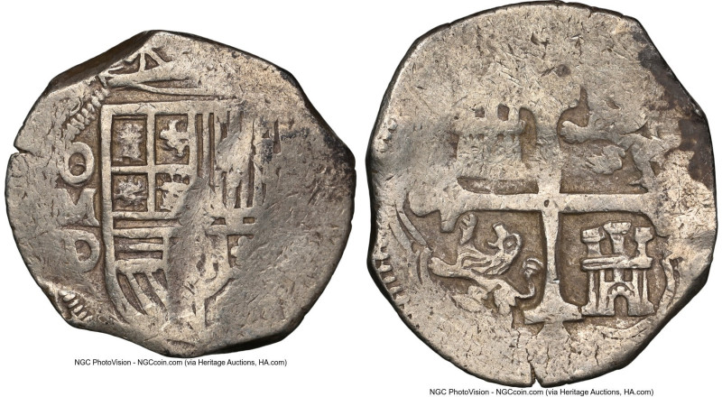 Philip III Cob 4 Reales ND (1618-1621) Mo-D XF45 NGC, Mexico City mint, KM37.2, ...