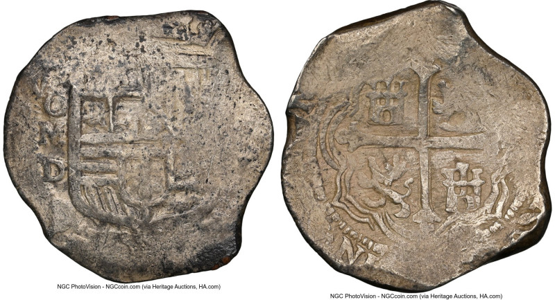 Philip III Cob 8 Reales 1620 Mo-D XF Details (Cleaned) NGC, Mexico City mint, KM...