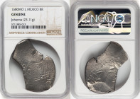 Charles II "Joanna" Cob 8 Reales 1680 Mo-L Genuine NGC, Mexico City mint, KM46, Cal-641. 23.11gm. Salvaged from the "Joanna" (sunk in 1682 off South A...