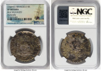 Philip V "Hollandia" 8 Reales 1740 Mo-MF XF Details (Sea Salvaged) NGC, Mexico City mint, KM94, Cal-1123. Salvaged from the "Hollandia" (sunk in 1743 ...