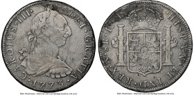 Charles III "Coconut Wreck" 8 Reales 1773 Mo-FM VF Details (Sea Salvaged) NGC, Mexico City mint, KM106.2. Salvaged from the "Coconut Wreck (sunk ca. 1...