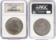 Charles II "El Cazador" 8 Reales 1783 Mo-FF Genuine NGC, Mexico City mint, KM106.2, Cal-1124. Salvaged from the "El Cazador" Shipwreck (sunk in 1784 o...