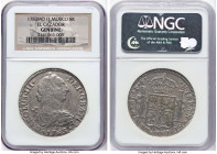Charles III "El Cazador" 8 Reales 1783 Mo-FF Genuine NGC, Mexico City mint, KM106.2. Salvaged from the "El Cazador" (sunk in 1784 off Louisiana). HID0...
