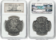 Charles III "El Cazador" 8 Reales 1783 Mo-FF Genuine NGC, Mexico City mint, KM106.2, Cal-1124. Salvaged from the "El Cazador" Shipwreck (sunk in 1784 ...