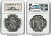 Charles III "El Cazador" 8 Reales 1783 Mo-FF Genuine NGC, Mexico City mint, KM106.2, Cal-1124. Salvaged from the "El Cazador" Shipwreck (sunk in 1784 ...