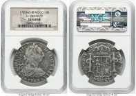 Charles III "El Cazador" 8 Reales 1783 Mo-FF Genuine NGC, Mexico City mint, KM106.2, Cal-1124. Salvaged from the "El Cazador" Shipwreck (sunk in 1784 ...