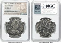 Charles III 4-Piece Lot of Certified "El Cazador" Issues Genuine NGC, 1) 8 Reales ND (1777-1783) Mo-FF, Mexico City mint, KM106.2. 2) 2 Reales 1783 Mo...