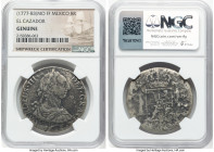 4-Piece Lot of Certified "El Cazador" Issues Genuine NGC, 1) Charles III "El Cazador" 8 Reales ND (1777-1783) Mo-FF, Mexico City mint, KM106.2. 2) Cha...