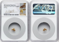 Republic gold "S.S. Central America" California Gold Rush Nugget of 0.41gm NGC, 0.41gm. Salvaged from the "S. S. Central America" (sunk in 1857 off No...
