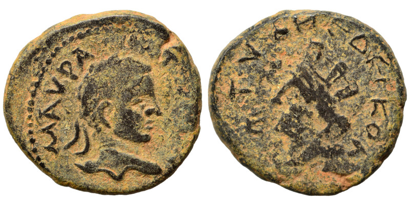 MESOPOTAMIA. Edessa. Caracalla, 198-217. Ae (bronze, 3.86 g, 18 mm). Laureate he...