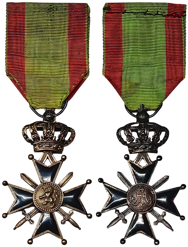 Belgium, WWI Military Cross for 16 years of continuous military service, II Clas...