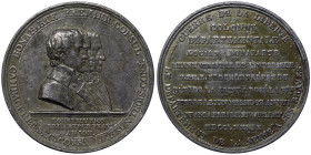 Napoleonic Medals and Coins, Medal, 1800/01, Column of the Department of the Seine. Year VIII. Opus: Gatteaux. Ø 58 mm. Pb. 108,00 g Rare, Bramsen 64,...