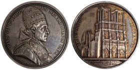 Napoleonic Medals and Coins, Extraordinary Medal, 1804, Small monogram variant. Napoleon's coronation in Notre Dame. Opus: J. P. Droz Louis Jaley. Ø 4...