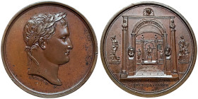 Napoleonic Medals and Coins, Medal, 1804, Louvre Museum, Apollo Hall. Opus: Andrieu - Denon. Ø 34 mm. Ae. 21,28 g Very rare, Small slight edge nicks, ...