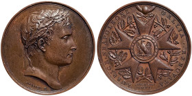 Napoleonic Medals and Coins, Medal, 1804, The re-establishment of the Legion d'Honneur. Opus: Andrieu - Denon. Ø 40 mm. Ae. 30,68 g, Small edge nicks,...
