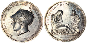 Napoleonic Medals and Coins, Medal, n.d. (1805), Capture of Vienna. Opus: L. Manfredini. Ø 42 mm. Ag. 44,17 g Rare, Edge nicks, Bramsen 444, XF