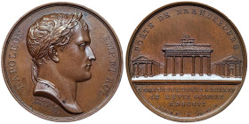 Napoleonic Medals and Coins, Medal, 1806, . Opus: Andrieu - Denon - Jaley. Ø 40,5 mm. Ae. 39,40 g Rare, Bramsen 546, UNC