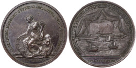 Napoleonic Medals and Coins, Medal, 1807, Governor of Spalato (Split) 1774-1852. The Occupation of Spalato (Split). Opus: Luigi Manfredini. Ø 42 mm. C...