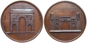 Napoleonic Medals and Coins, Medal, 1809, The Emperor's Entry into Vienna. Opus: Andrieu - Denon. Ø 40,5 mm. Ae. 33,96 g Rare, Edge nick, Bramsen 847,...