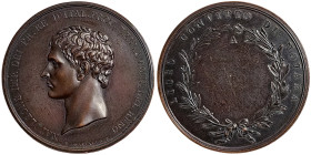 Napoleonic Medals and Coins, Medal, 1809, Novara High School's award medal. Opus: Vassallo. Ø 44,5 mm. Ae. 51,49 g, Bramsen 913, UNC