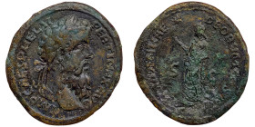 Roman Coins, Pertinax, Sestertius, n.d, Rome, Obv/ IMP CAES P HELV PERTINAX AVG, laureate head right  Rev/ PROVIDENTIAE DEORVM COS II, S-C, Providenti...