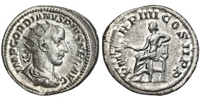 Roman Coins, Gordianus III Pius , Antoninianus, n.d, Rome, Ag. 5,35 g, RIC 88, VF+