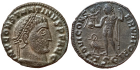 Roman Coins, Costantinus I , Follis, n.d, Thessaloniki, Billon. 3,74 g, RIC VII 19, XF