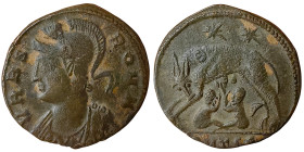 Roman Coins, Costantinus I , Follis, n.d, Thessaloniki, Ae. 2,48 g, RIC 187, A.XF