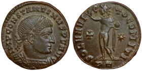 Roman Coins, Costantinus I , Follis, n.d, Ticinum, Ae. 2,58 g, RIC 45, UNC