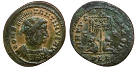 Roman Coins, Costantinus I , Centenionalis, n.d, Lyon, Ae. 3,24 g Rare, RIC 113, VF+