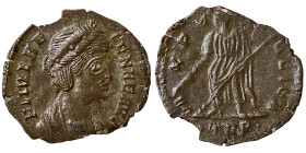 Roman Coins, Helena , Follis, n.d, Treviri, Ae. 1,18 g, RIC 47, XF