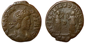 Roman Coins, Constans , Follis, n.d, Treviri, Ae. 1,56 g, F