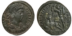 Roman Coins, Constantius II , Maiorina, n.d, Rome, Ae. 4,30 g Very rare, RIC 176, A.XF