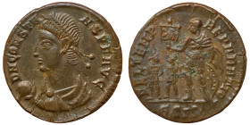 Roman Coins, Constantius II , Maiorina, n.d, Siscia, Ae. 3,79 g Rare, RIC 223, UNC