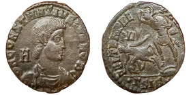 Roman Coins, Constantius II , Maiorina, n.d, Siscia, Ae. 3,69 g Rare, RIC 372, UNC
