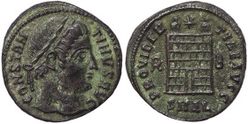 Roman Coins, Constantius II , Follis, n.d. (ca. 327-328 AD), Alexandria, Ae. 3,15 g, RIC 45, VF/A.XF