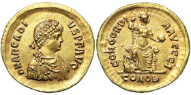 Roman Coins, Arcadius , Solidus, n.d. (ca. 388-392 AD), Constantinople, Au. 4,48 g, RIC 67, XF+