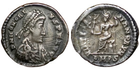 Roman Coins, Honorius , Siliqua, n.d, Rome, Ag. 2,08 g Rare, RIC 1267, VF