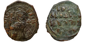 Roman Coins, Theofilus , Follis, n.d, Constantinople, Ae. 5,77 g, Sear 1685, VF